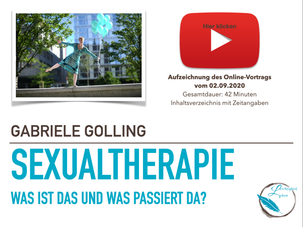 Vortrag Sexualtherapie bei YouTube
